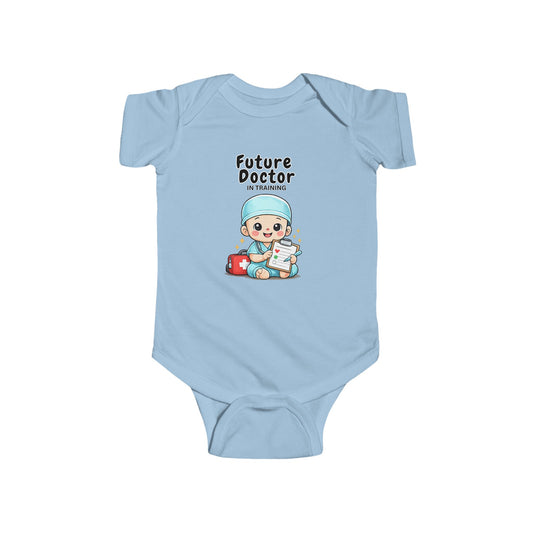 Future Doctor in Training Baby Onesie – Cute Infant Bodysuit, Medical Family Outfit, Newborn Gift for Doctor Parents