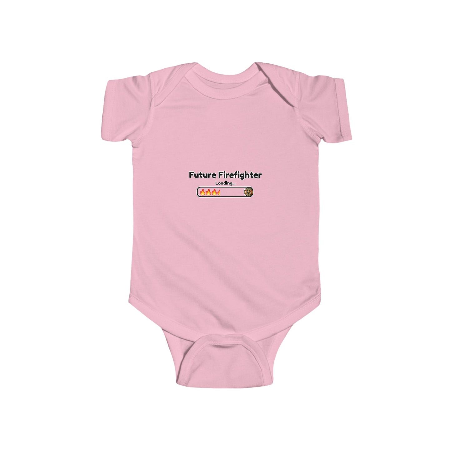 Future Firefighter Loading... Baby Onesie – Cute Infant Bodysuit, Firefighter Family Outfit, Baby Gift for Firefighter Parents