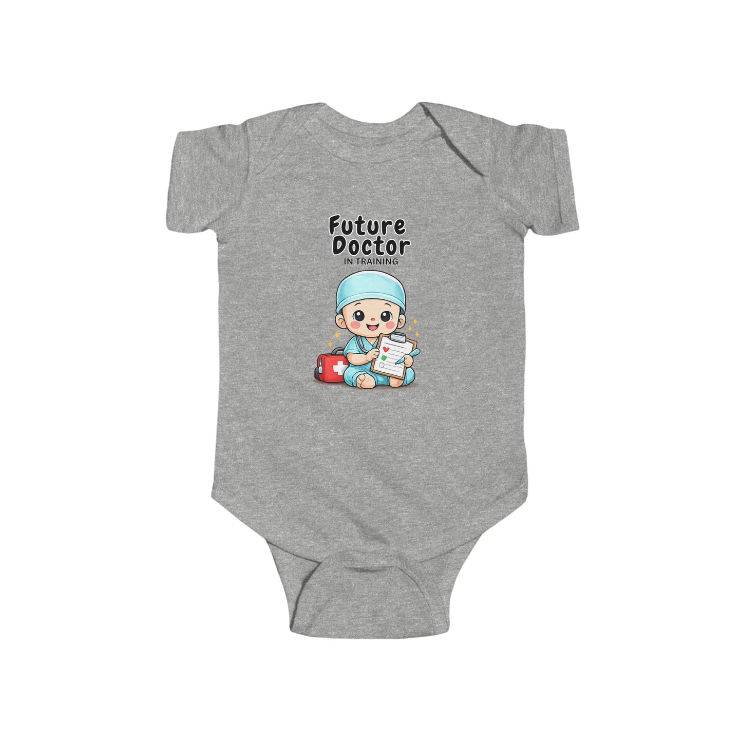 Future Doctor in Training Baby Onesie – Cute Infant Bodysuit, Medical Family Outfit, Newborn Gift for Doctor Parents