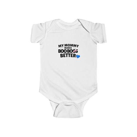 My Mommy Makes Boo Boos Better Baby Onesie – Healthcare Mom Bodysuit, Cute Infant Outfit, Nurse & Medical Mom Gift
