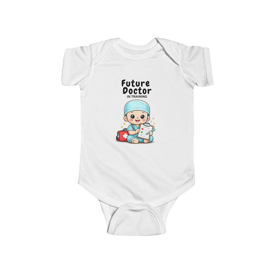 Future Doctor in Training Baby Onesie – Cute Infant Bodysuit, Medical Family Outfit, Newborn Gift for Doctor Parents