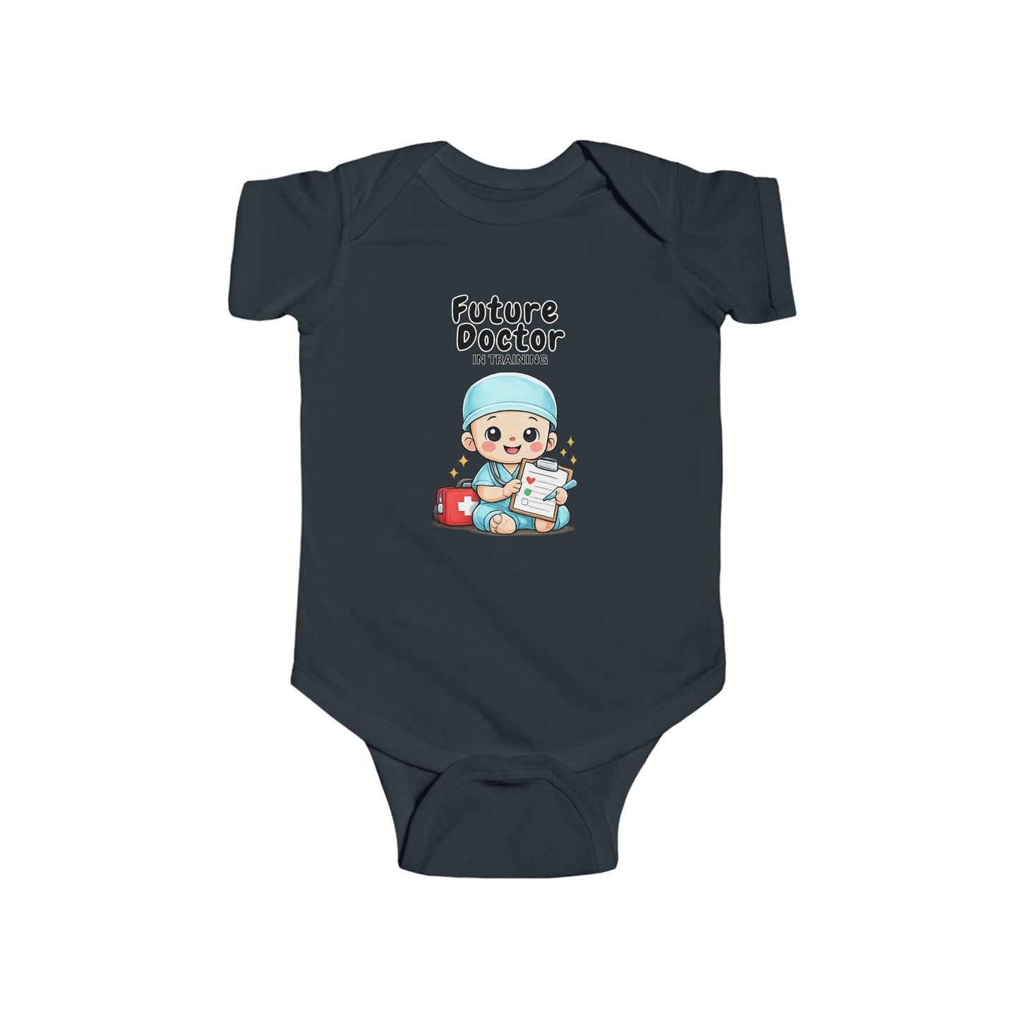 Future Doctor in Training Baby Onesie – Cute Infant Bodysuit, Medical Family Outfit, Newborn Gift for Doctor Parents