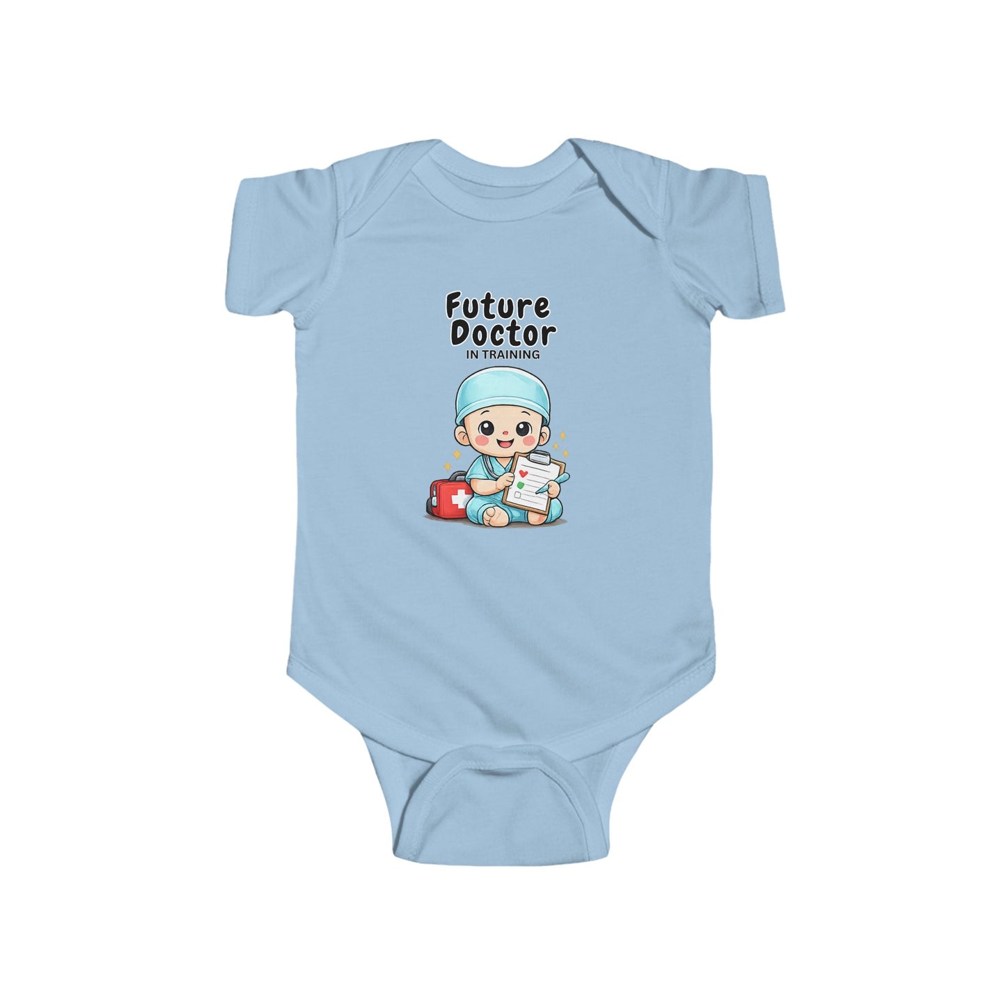 Future Doctor in Training Baby Onesie – Cute Infant Bodysuit, Medical Family Outfit, Newborn Gift for Doctor Parents