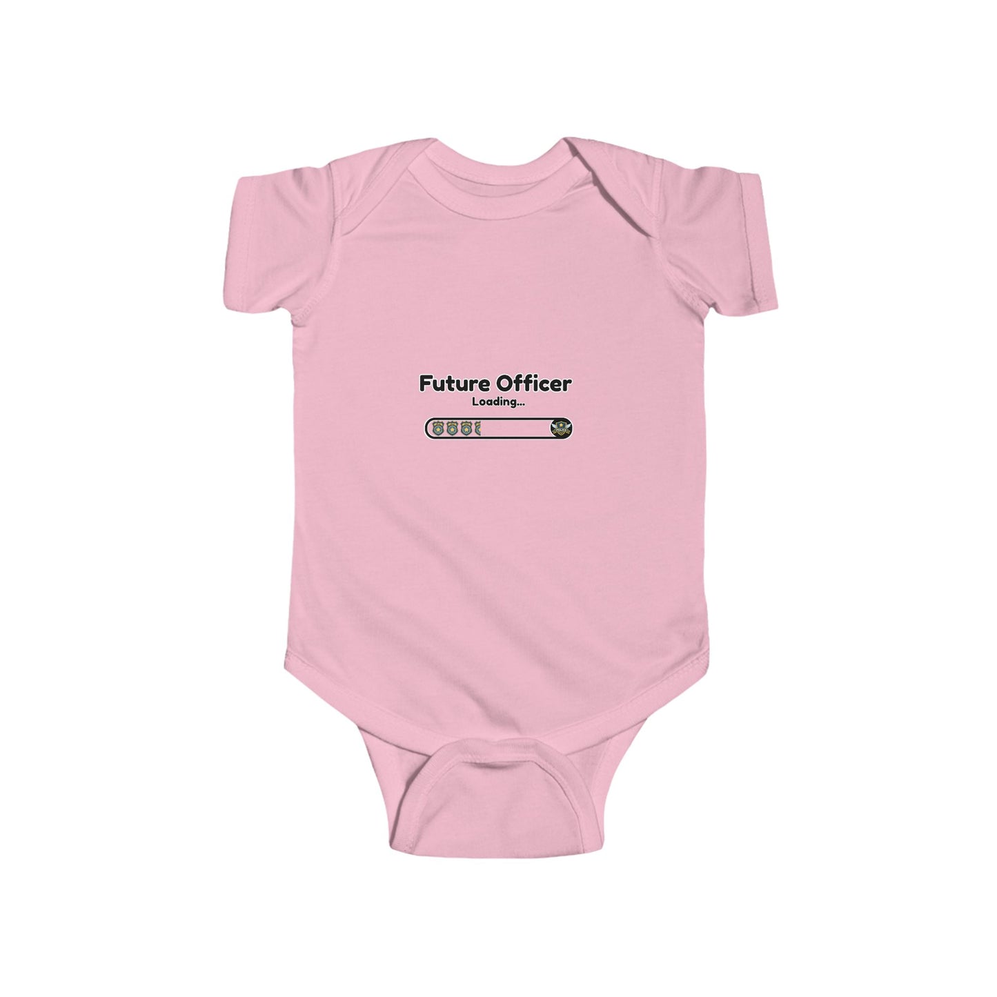 Future Officer Loading Baby Onesie – Cute Police Baby Bodysuit, Law Enforcement Family Outfit, Newborn Gift for Police Parents