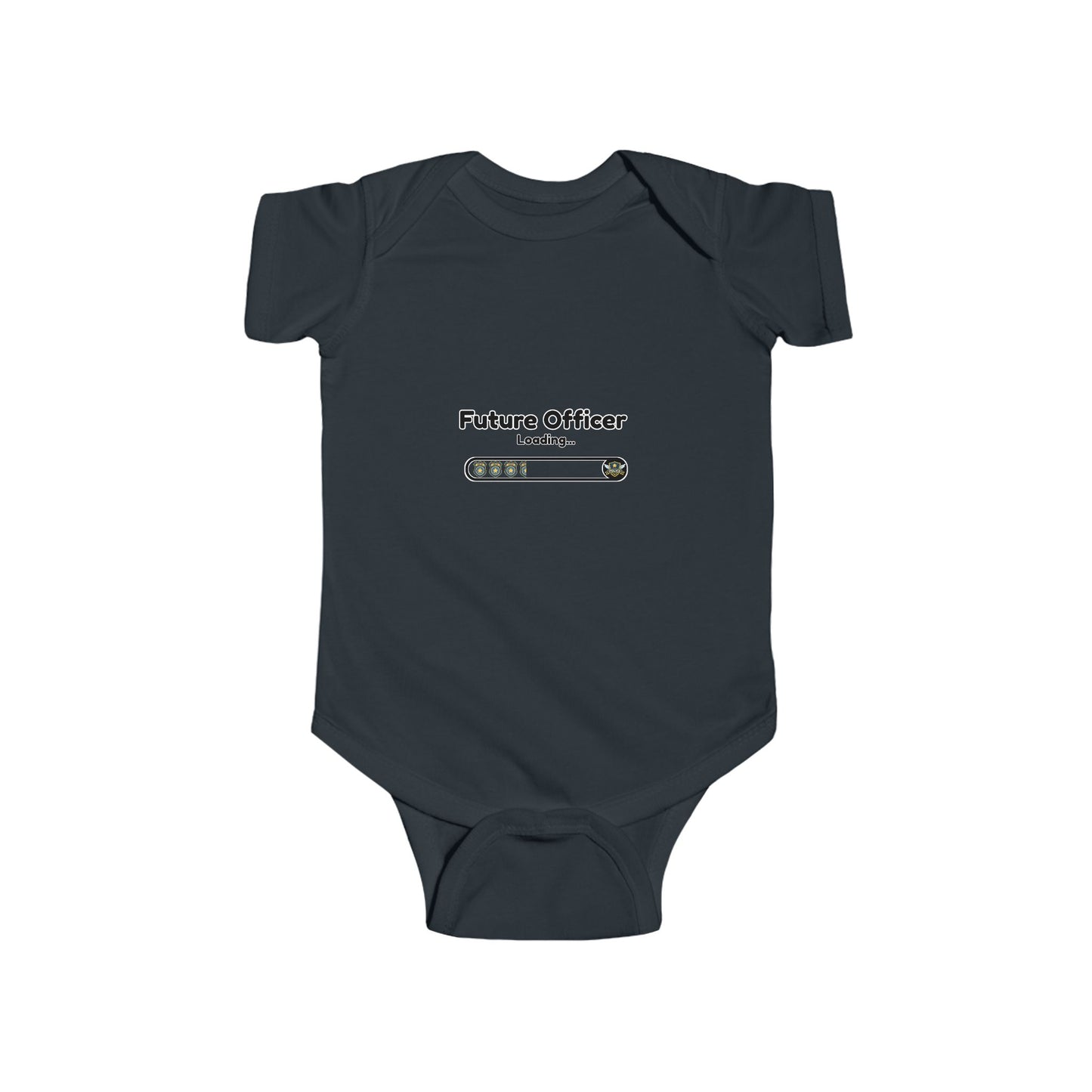 Future Officer Loading Baby Onesie – Cute Police Baby Bodysuit, Law Enforcement Family Outfit, Newborn Gift for Police Parents