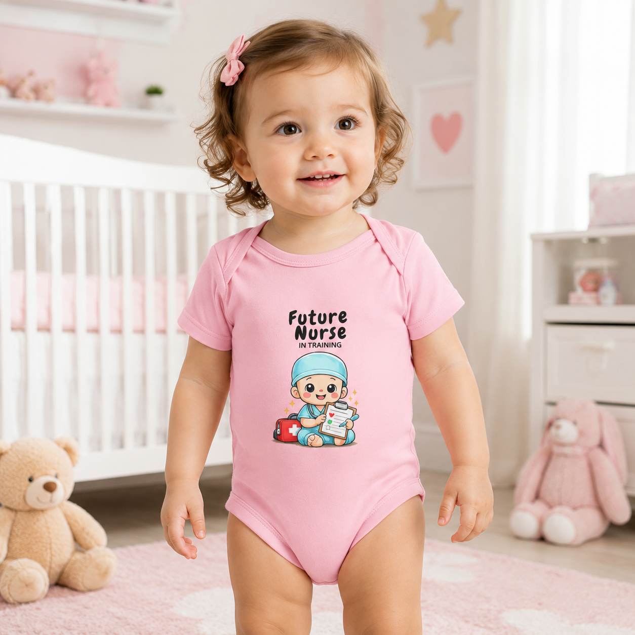Future Nurse in Training Baby Onesie – Cute Infant Bodysuit, Healthcare Family Outfit, Baby Shower Gift