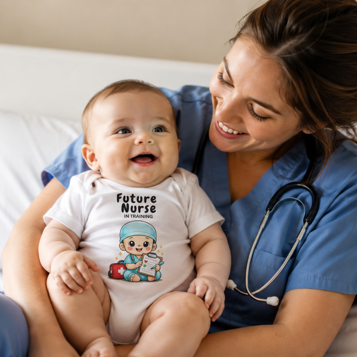 Future Nurse in Training Baby Onesie – Cute Infant Bodysuit, Healthcare Family Outfit, Baby Shower Gift