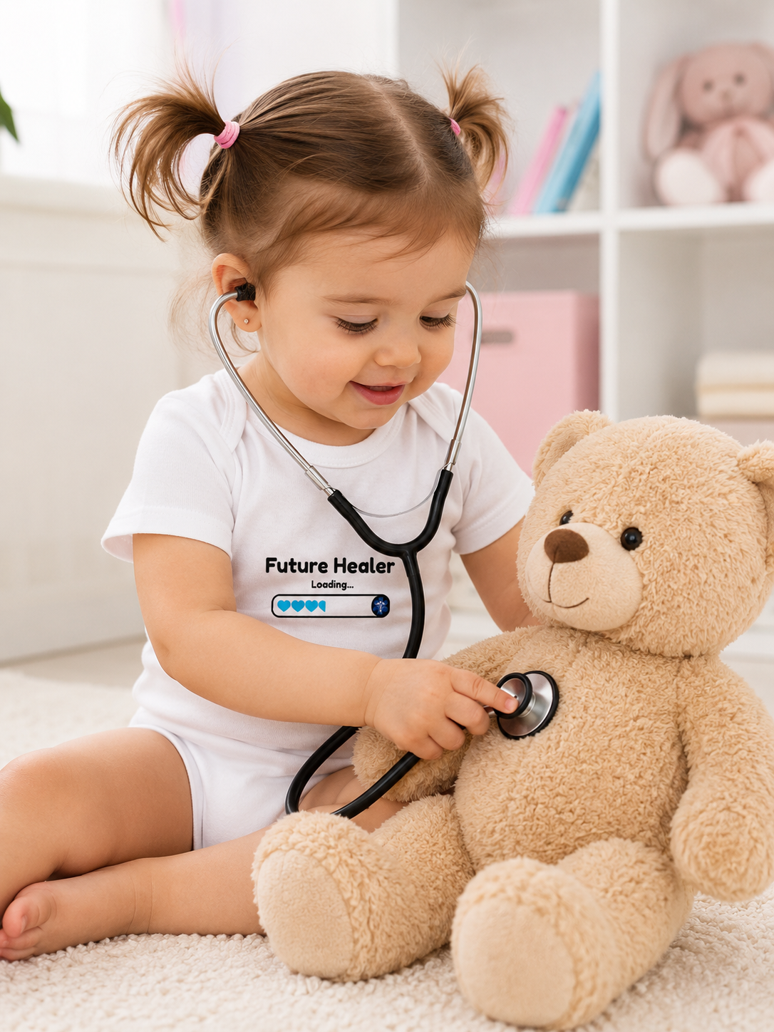 Future Healer Loading... Baby Onesie – Cute Infant Bodysuit, Healthcare Family Outfit, Medical Baby Gift